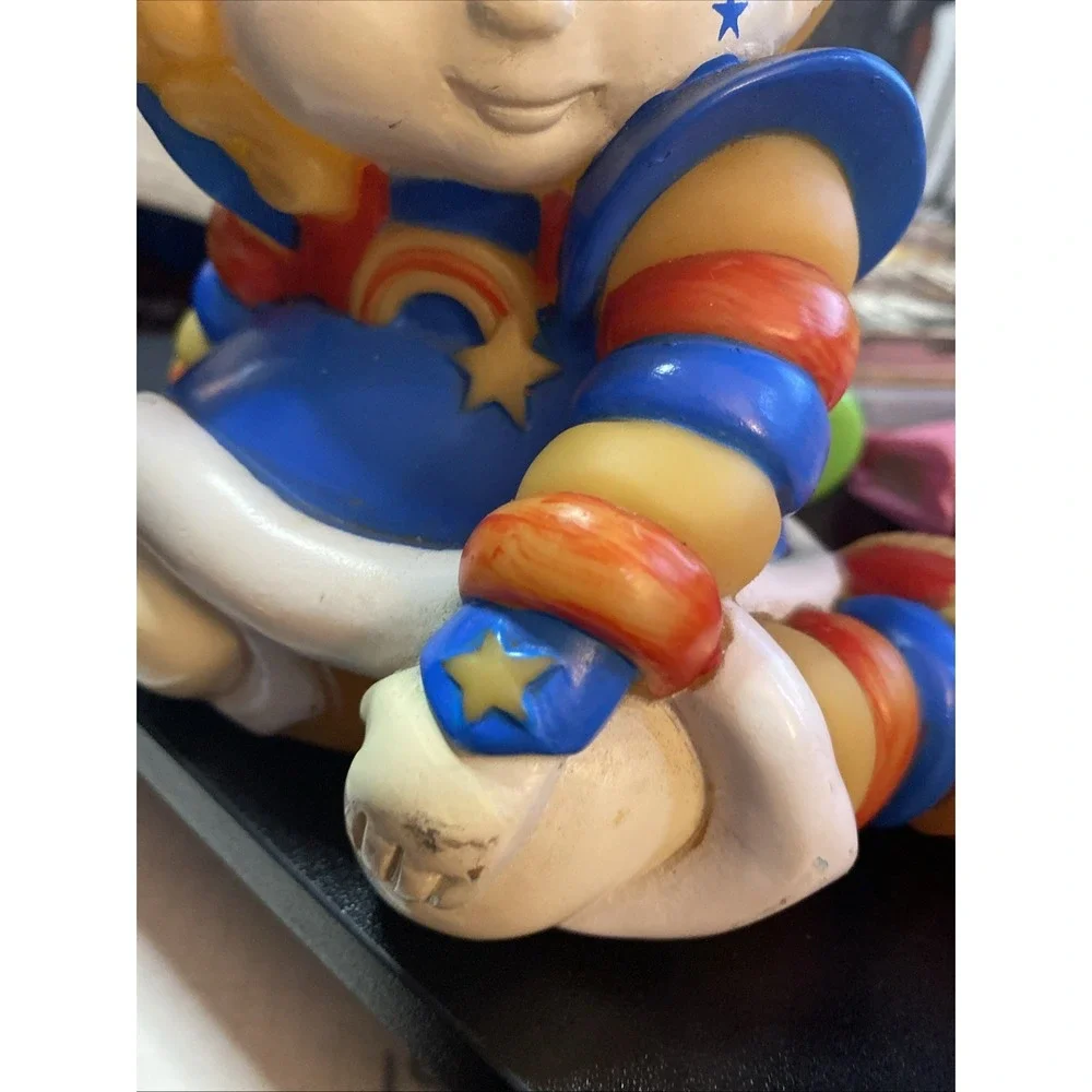 Vintage 1983 Rainbow Brite Hallmark Plastic Piggy Bank Kat's Meow Coin Bank C1